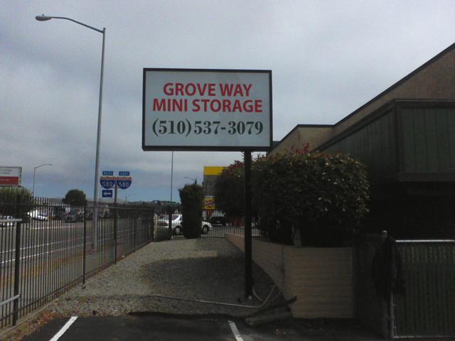 ernal flourescent lights, lexan sign faces with full vinyl graphics Castro Valley, California, San Francisco Bay Area, Alameda County 1