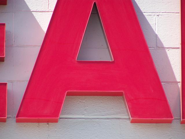 Hustead's Auto Body & Tow Channel letters, LED internal illumination, flourescent internal lighted cabinet Oakland, California, San Francisco Bay Area, Alameda County 12