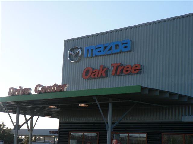 Oak Tree Mazda Channel letters, LED internal lighting San Jose, California, San Francisco Bay Area, Santa Clara County 17