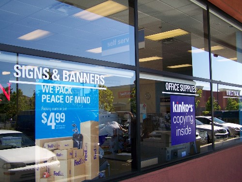 Fed Ex Kinkos Full color digital printed vinyl graphics San Mateo, California, San Francisco Bay Area, San Mateo County 20