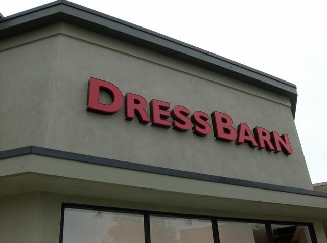 Dress Barn Channel letters, LED internal illumination Alameda, California, San Francisco Bay Area, Alameda County 4