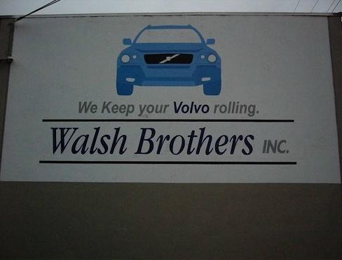 Walsh Brothers Hand painted & lettered sign Berkeley, California, San Francisco Bay Area, Alameda County 5